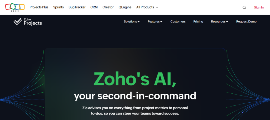 Zoho Projects AI