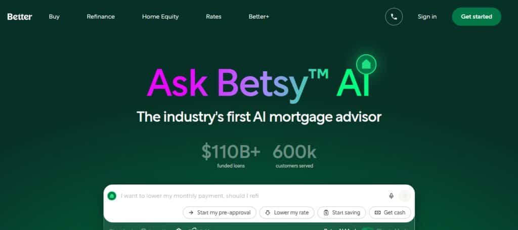 Better.com AI Mortgage Assistant
