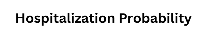 Hospitalization Probability