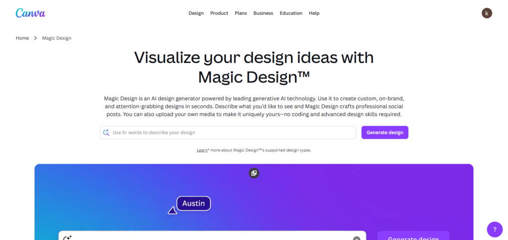 Canva Magic Studio