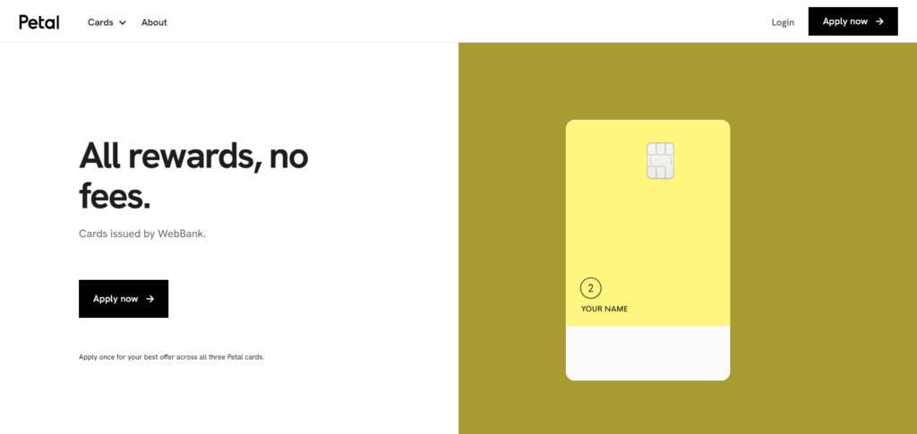  Petal® 2 Visa® Credit Card