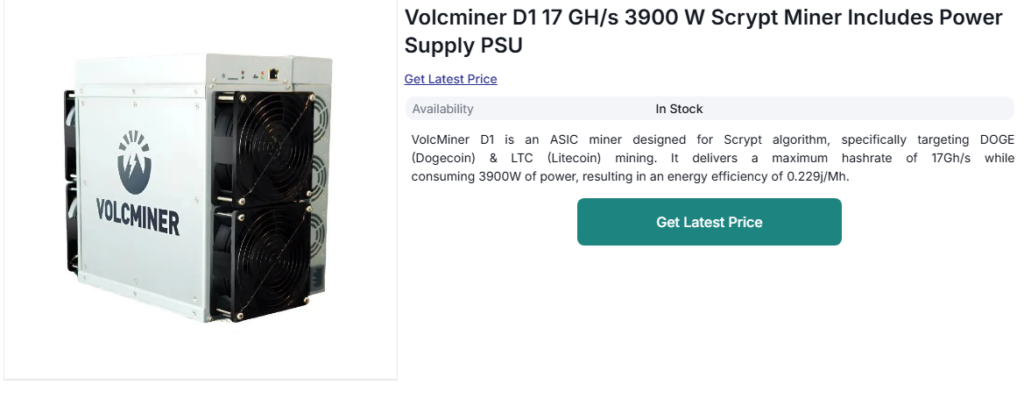 VolcMiner D1