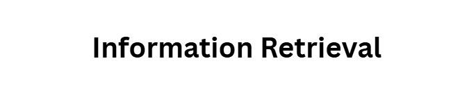 Information Retrieval