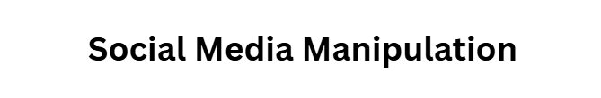 Social Media Manipulation