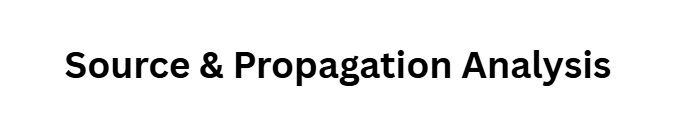 Source & Propagation Analysis