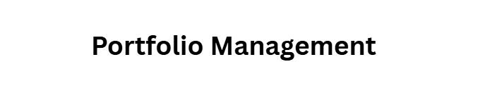 Portfolio Management