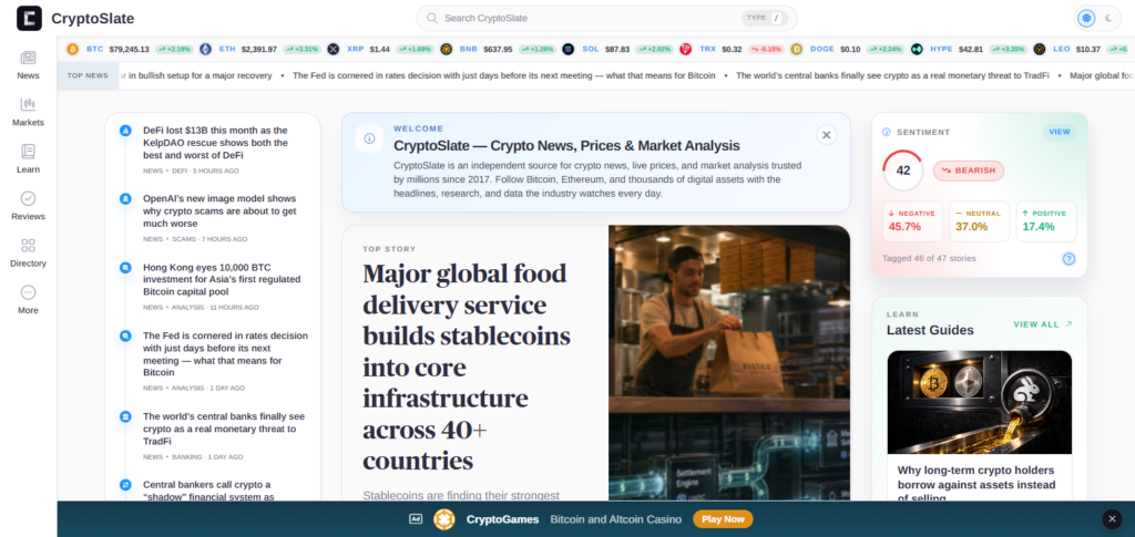 CryptoSlate