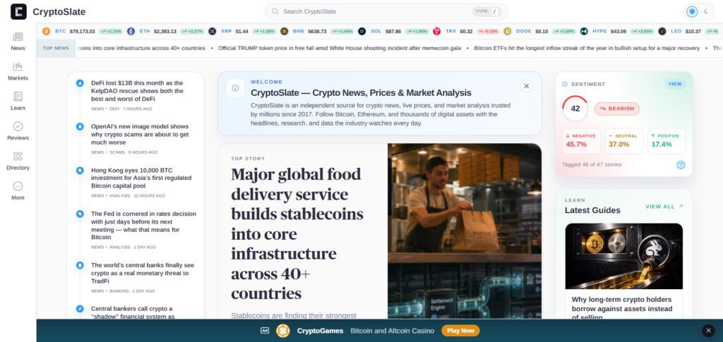 CryptoSlate