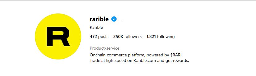 Rarible Marketplace Promotions