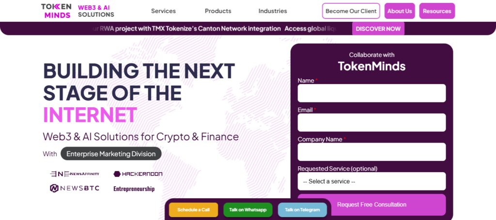  TokenMinds Agency Placements