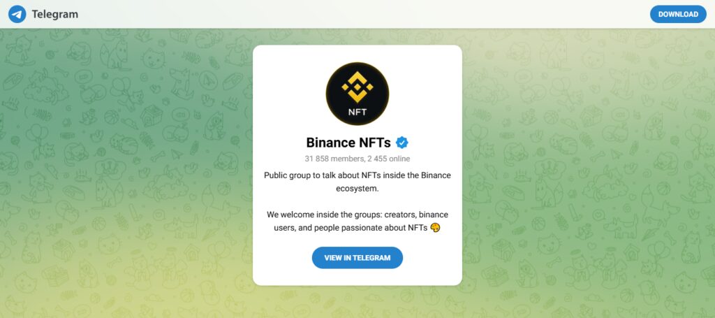 Telegram NFT Channels