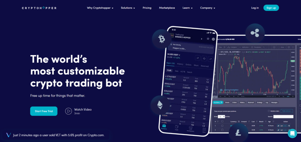 10 AI Tools That Turn Crypto Profits into Automated Savings Plans 10 CryptoHopper
