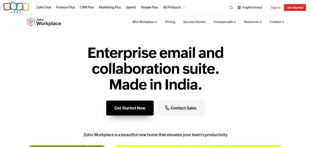 Zoho Workplace + CRM