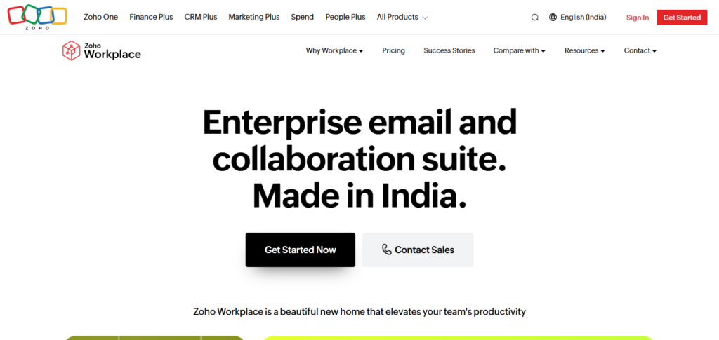 Zoho Workplace + CRM