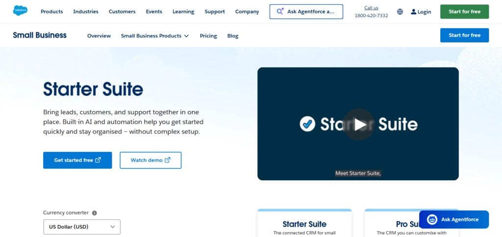 Salesforce Starter Suite