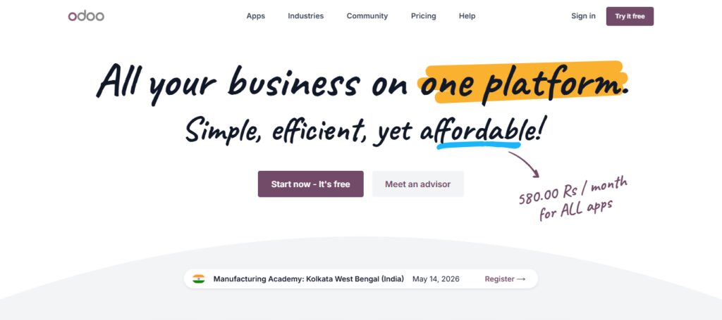 10 Best All-in-One Business Software Suites for 2026 3 Odoo
