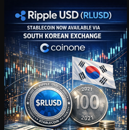 Ripple USD (RLUSD) Stablecoin Now Available Via South Korean Exchange Coinone