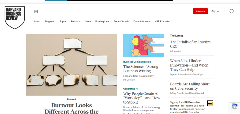 The 10 Best Finance Blogs for Corporate Professionals 2 Harvard Business Review