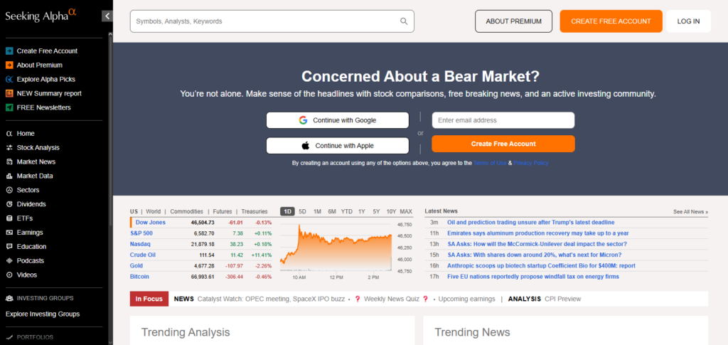 The 10 Best Finance Blogs for Corporate Professionals 9 Seeking Alpha