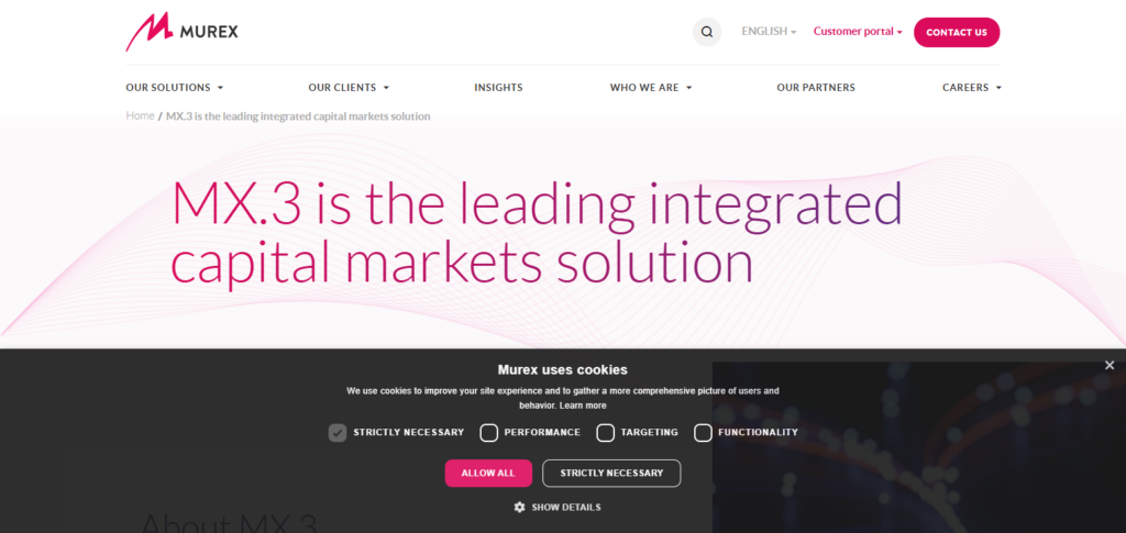 10 Best Platforms for Tracking Liquidity Risk in Portfolios 2 MurexMX. 3