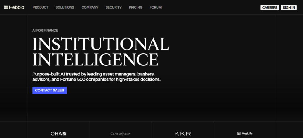 10 Best AI Platforms for Financial Data Accuracy & Validation 11 Hebbia