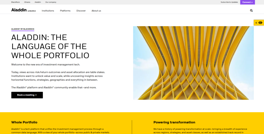 10 Best Platforms for Multi-Asset Risk Exposure Tracking 2 BlackRock Aladdin