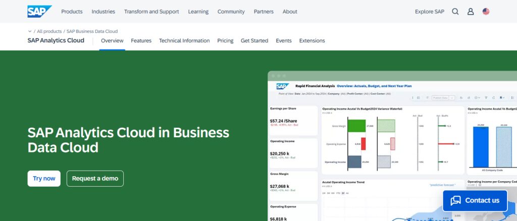 SAP Analytics Cloud