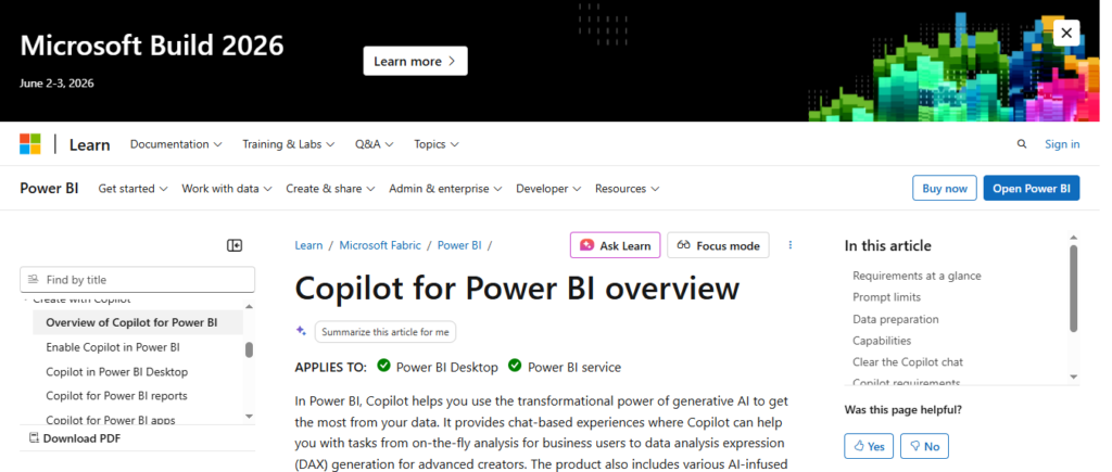 10 Best AI Tools for Smarter Internal Financial Decisions 5 Microsoft Power BI + Copilot