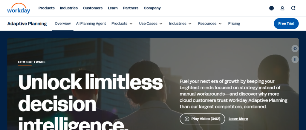 10 Best AI Tools for Smarter Internal Financial Decisions 6 Workday Adaptive Planning