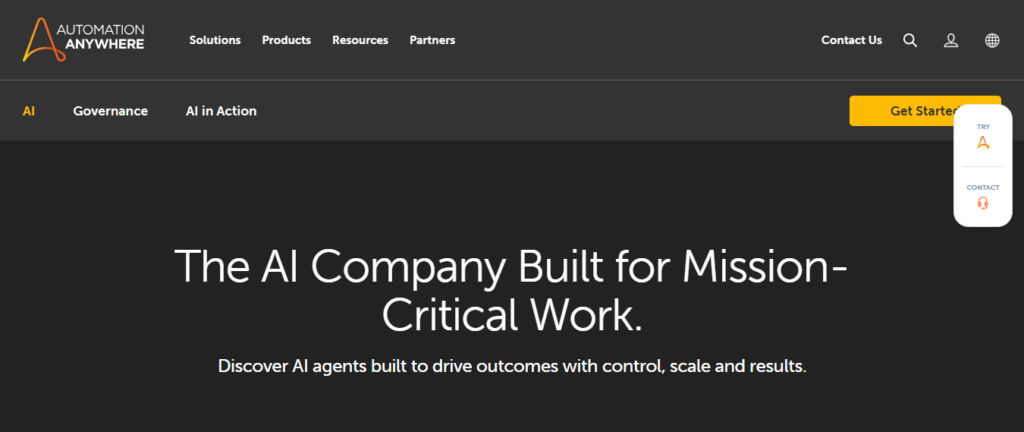 Automation Anywhere + AI