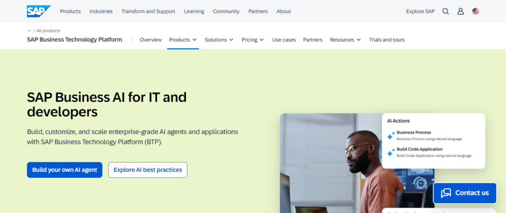 SAP Business Technology Platform (BTP) AI