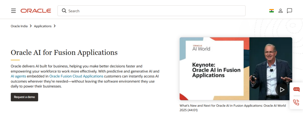 Oracle Fusion Cloud + AI