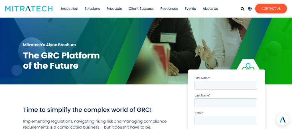 10 Best AI Tools for Internal Risk Assessment Automation 3 Mitratech Alyne