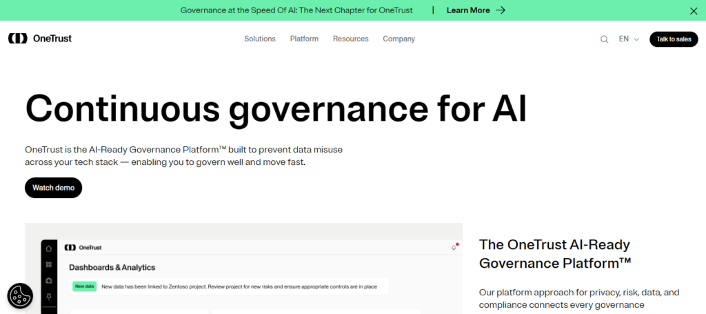10 Best AI Tools for Internal Risk Assessment Automation 4 OneTrust