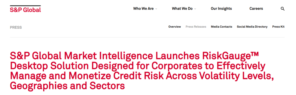 10 Best Systems for Real-Time Portfolio Stress Testing 7 S&P Global Market Intelligence (Risk Gauge)