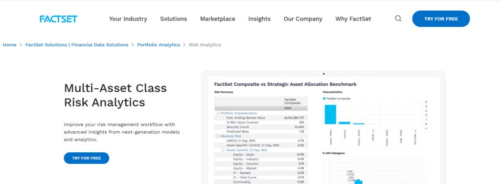  FactSet Risk Solutions
