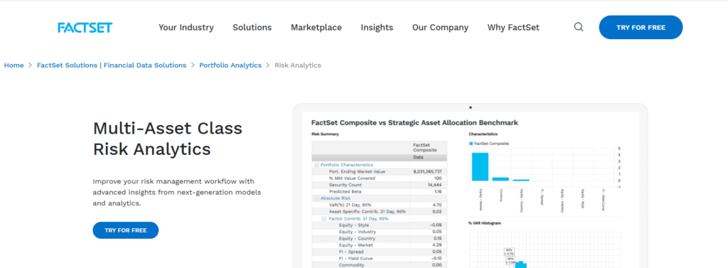 10 Best Systems for Real-Time Portfolio Stress Testing 6 FactSet Risk Solutions
