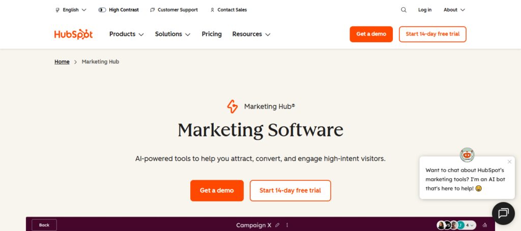 HubSpot Marketing Hub