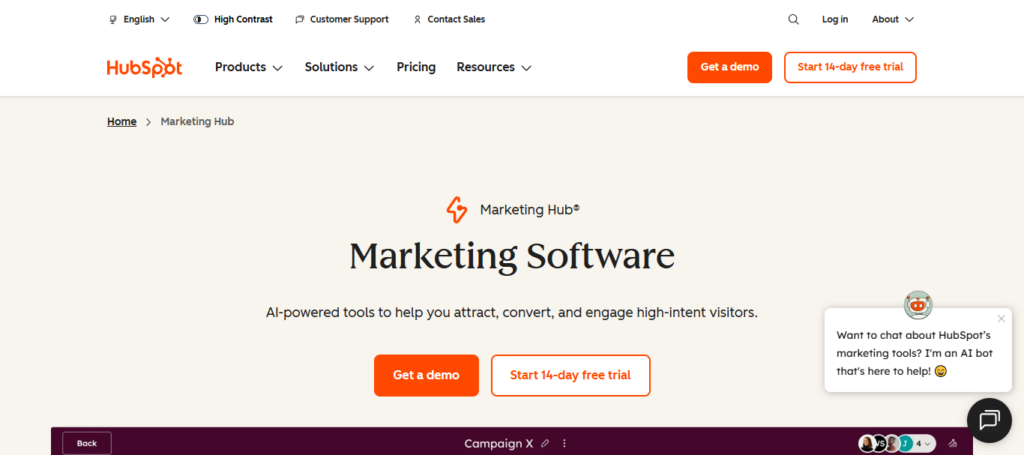 HubSpot Marketing Hub