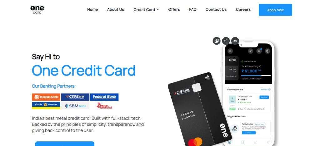11 Best Credit Card Alternatives for Easy Approval India 2 OneCard
