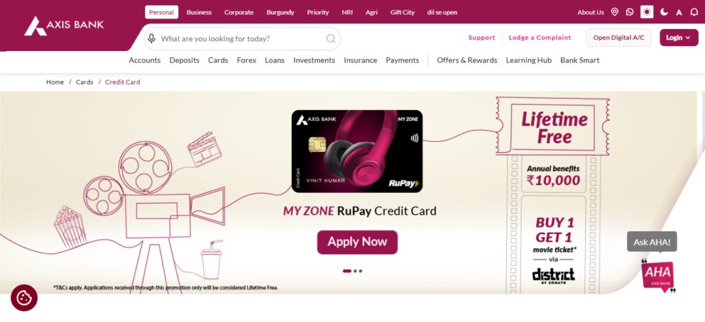 11 Best Credit Card Alternatives for Easy Approval India 4 Axis Insta Easy Credit Card