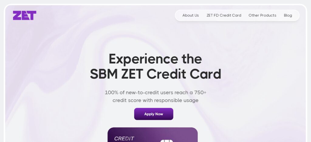 11 Best Credit Card Alternatives for Easy Approval India 9 SBM ZET Credit Card