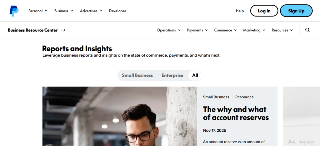 PayPal Business Insights