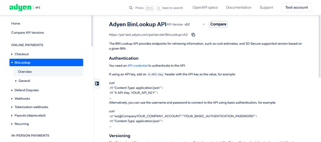 Adyen BIN Insights