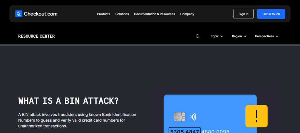 Checkout.com BIN Intelligence