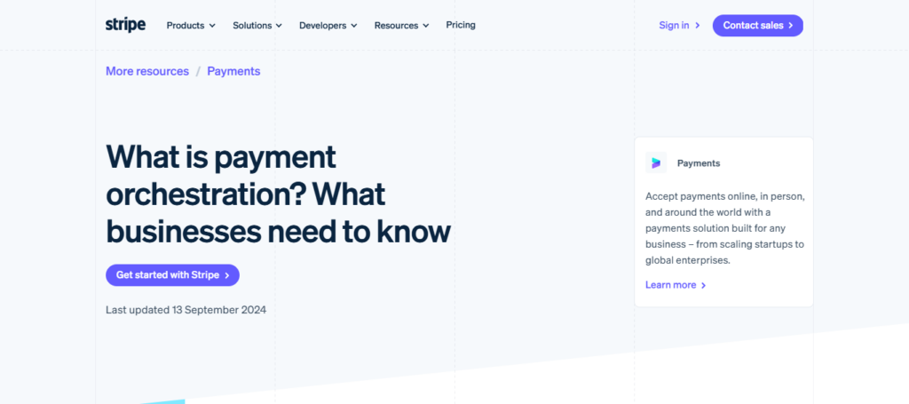 Stripe Payment Orchestration