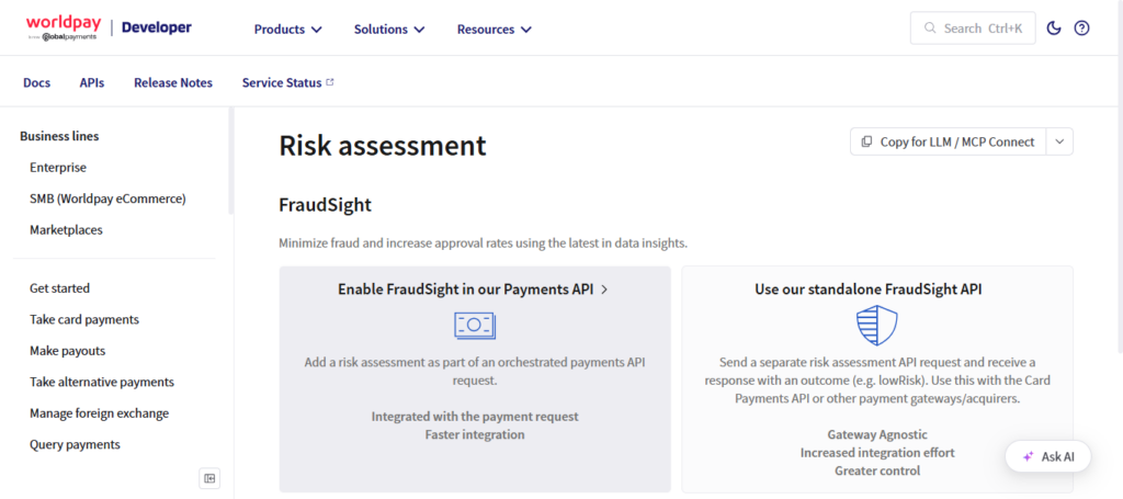 Worldpay Risk Intelligence