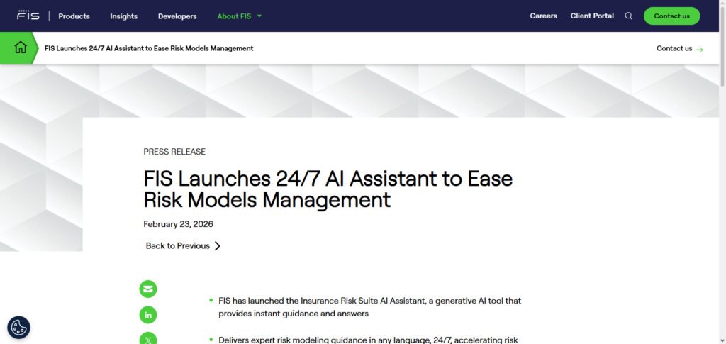 FIS Global AI Risk Suite