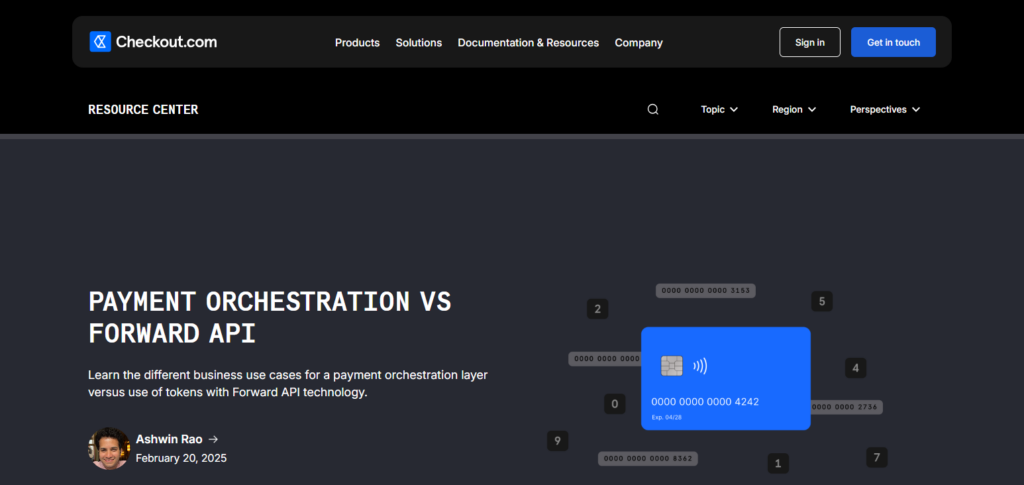 Checkout.com Orchestration