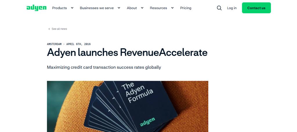 Adyen RevenueAccelerate